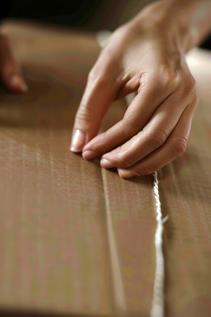 Ruky pri vyšívaní detailu